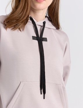 Sudadera X10 con capcuha y bolsa para mujer