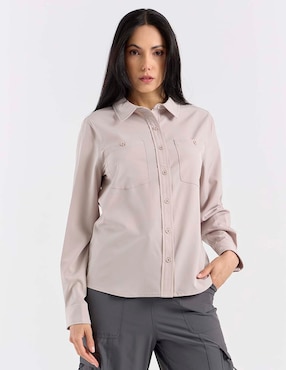 Playera deportiva para senderismo X10 de mujer