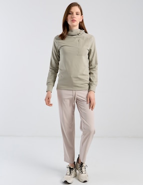 Sudadera X10 con bolsa con cierre para mujer