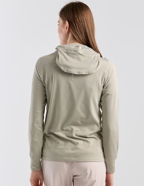 Sudadera X10 con bolsa con cierre para mujer