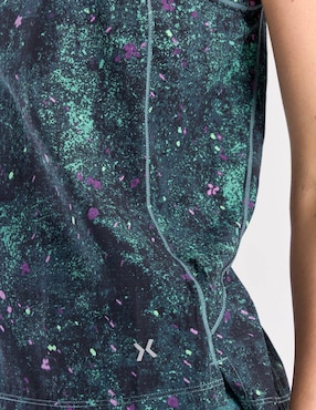 Playera deportiva para correr X10 de mujer