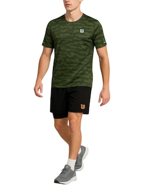 Playera deportiva para entrenamiento Wilson de hombre