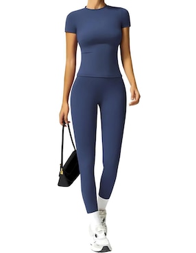 Conjunto deportivo ajustado Tomoloon con elástico para mujer