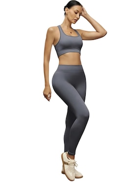 Conjunto deportivo ajustado Tomoloon con elástico para mujer