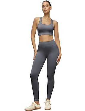 Conjunto deportivo ajustado Tomoloon con elástico para mujer