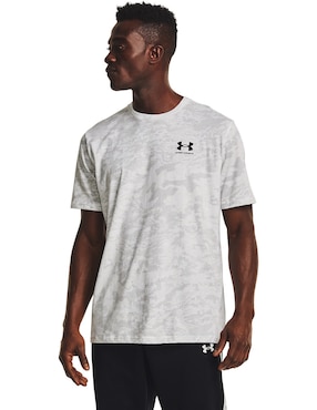 Playera deportiva para entrenamiento Under Armour UA ABC CAMO SS de hombre