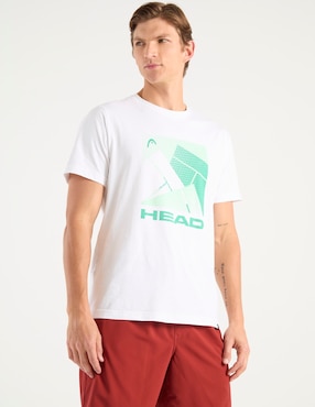 Playera deportiva para deporte con raqueta Head de hombre