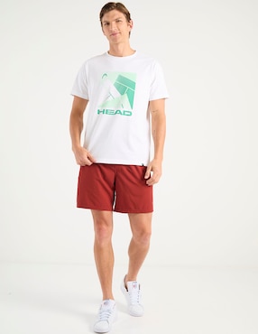 Playera deportiva para deporte con raqueta Head de hombre