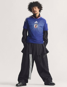 Jersey de Selección de fútbol de Japón local authentic manga corta Mundial Adidas para hombre