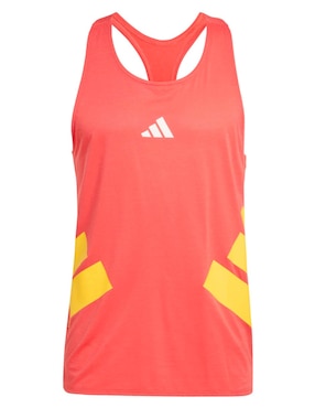 Playera deportiva para correr Mundial Adidas Adizero Road to Records de hombre