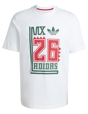 Playera deportiva para fútbol Mundial Adidas selección nacional de México de hombre