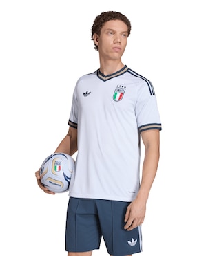 Jersey de Selección de fútbol de Italia Visitante Authentic manga corta Mundial Adidas jugador para hombre