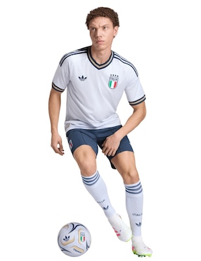 Jersey de Selección de fútbol de Italia Visitante Authentic manga corta Mundial Adidas jugador para hombre