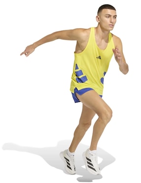 Short Mundial Adidas con bolsillos Adizero para correr hombre