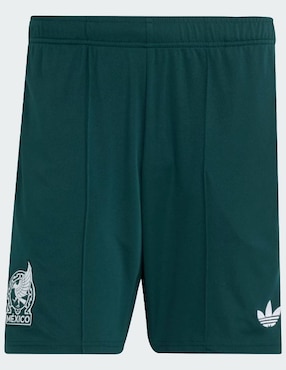 Short Mundial Adidas con bolsillos Selección Nacional de México jugador para fútbol hombre