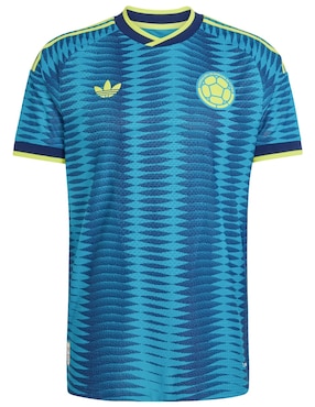 Jersey de Selección de fútbol de Colombia visitante Mundial Adidas authentic jugador para hombre