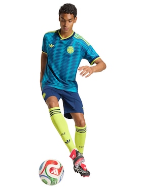 Jersey de Selección de fútbol de Colombia visitante Mundial Adidas authentic jugador para hombre