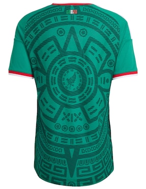Jersey de Selección Nacional de México local authentic manga corta Mundial Adidas para hombre