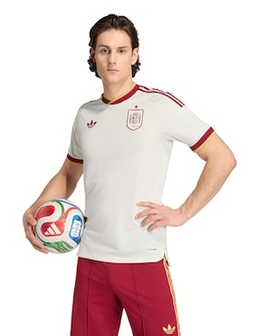 Jersey de Selección de fútbol de España visitante authentic Mundial Adidas jugador para hombre