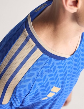 Jersey de Selección de fútbol de Italia local authentic manga corta Mundial Adidas jugador para hombre