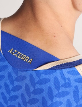 Jersey de Selección de fútbol de Italia local authentic manga corta Mundial Adidas jugador para hombre