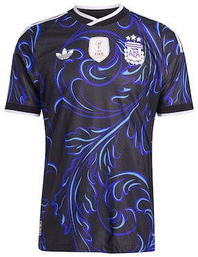 Jersey de selección de fútbol de Argentina visitante authentic Mundial Adidas jugador para hombre