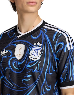Jersey de selección de fútbol de Argentina visitante authentic Mundial Adidas jugador para hombre