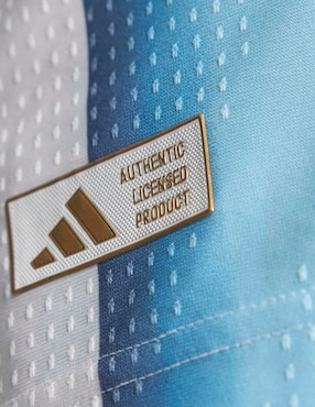 Jersey de Selección de fútbol de Argentina local authentic manga corta Mundial Adidas para hombre