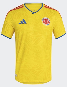 Jersey de Selección de fútbol de Colombia local authentic manga corta Mundial Adidas para hombre