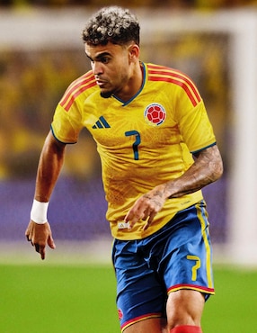 Jersey de Selección de fútbol de Colombia local authentic manga corta Mundial Adidas para hombre