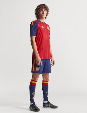 Jersey de Selección de fútbol de España local authentic manga corta Mundial Adidas para hombre