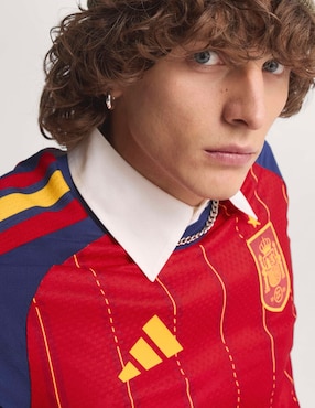 Jersey de Selección de fútbol de España local authentic manga corta Mundial Adidas para hombre
