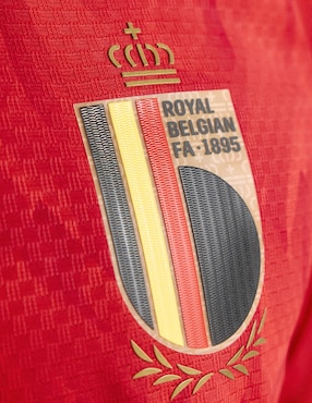Jersey de  Selección de fútbol de Bélgica local authentic manga corta Mundial Adidas  para hombre