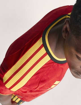 Jersey de  Selección de fútbol de Bélgica local authentic manga corta Mundial Adidas  para hombre