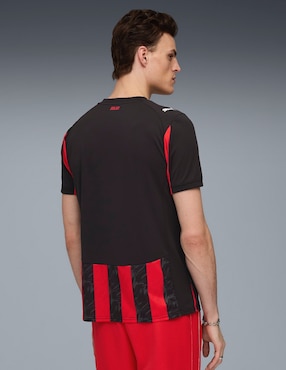 Jersey de AC Milan local manga corta Puma para hombre