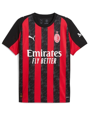 Jersey de AC Milan local manga corta Puma para hombre