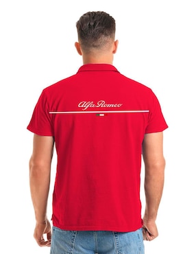 Playera tipo polo Alfa Romeo para hombre