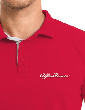 Playera tipo polo Alfa Romeo para hombre