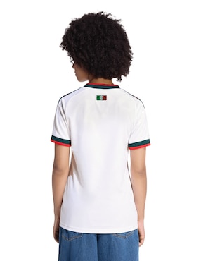 Jersey de Selección Nacional de México visitante Mundial Adidas fan para mujer