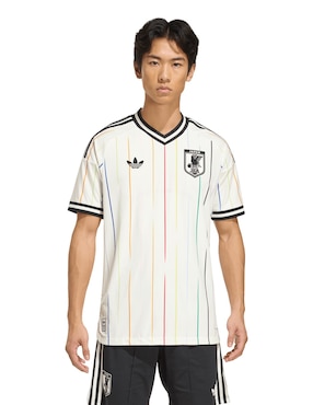 Jersey de Selección de Fútbol de Japón visitante Mundial Adidas jugador para hombre