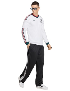 Jersey de Selección Nacional de México visitante manga larga Mundial Adidas fan para hombre