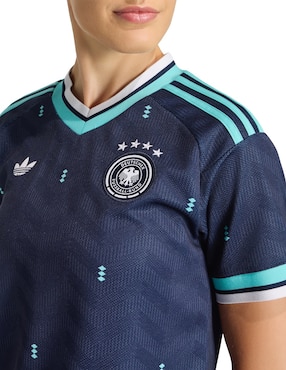 Jersey de Selección de fútbol de Alemania visitante Mundial Adidas fan para mujer