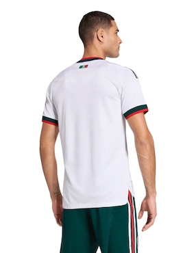 Jersey de Selección Nacional de México visitante Mundial Adidas jugador para hombre