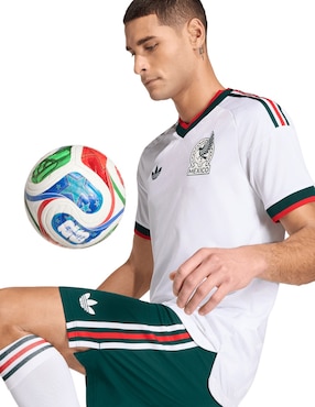 Jersey de Selección Nacional de México visitante Mundial Adidas jugador para hombre
