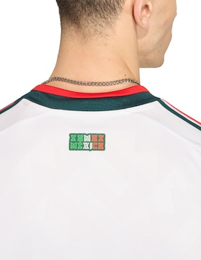 Jersey de Selección Nacional de México visitante Mundial Adidas fan para hombre
