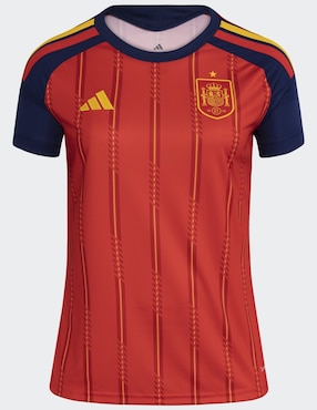 Jersey de  Selección de fútbol de España local manga corta Mundial Adidas  para mujer