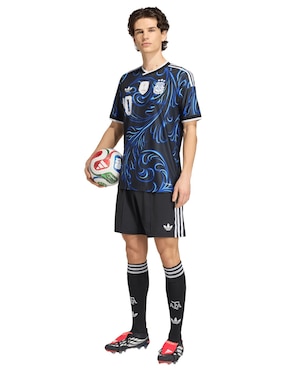 Jersey de Selección de Fútbol de Argentina visitante de Lionel Messi Mundial Adidas jugador para hombre