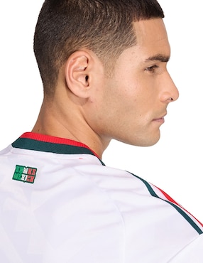 Jersey de Selección Nacional de México visitante manga larga Mundial Adidas jugador para hombre