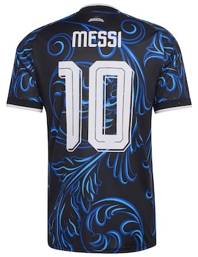 Jersey Selección de fútbol de Argentina visitante de Lionel Messi manga corta Mundial Adidas jugador para hombre