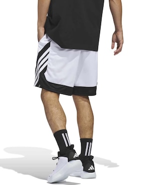 Short con bolsillos Adidas para básquetbol hombre